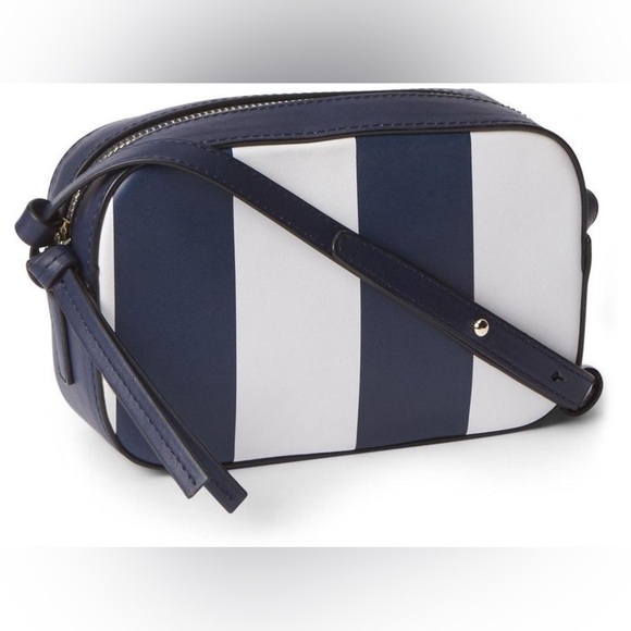 GAP Handbags - New GAP Mini Navy Crossbody Bag Bold Stripes Chic Design